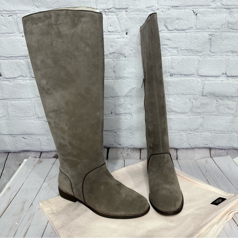 Ugg Gracen Suede Mouse color tall boots